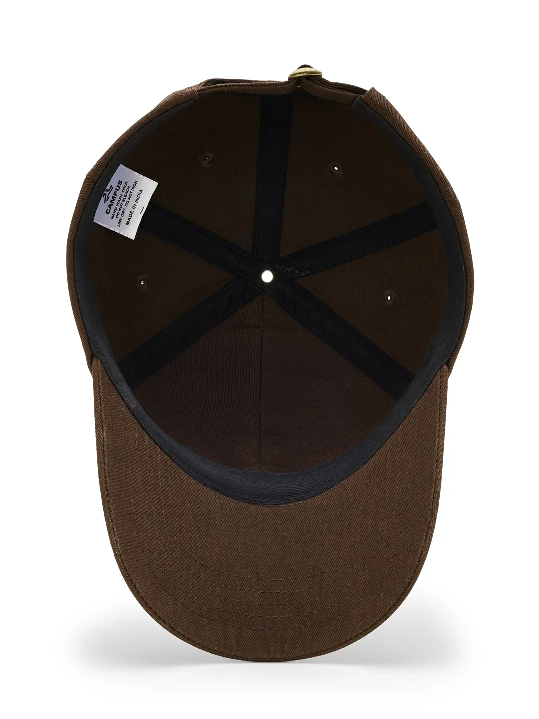 Unstructured Cotton Twill Brown Unisex Cap - Image 4