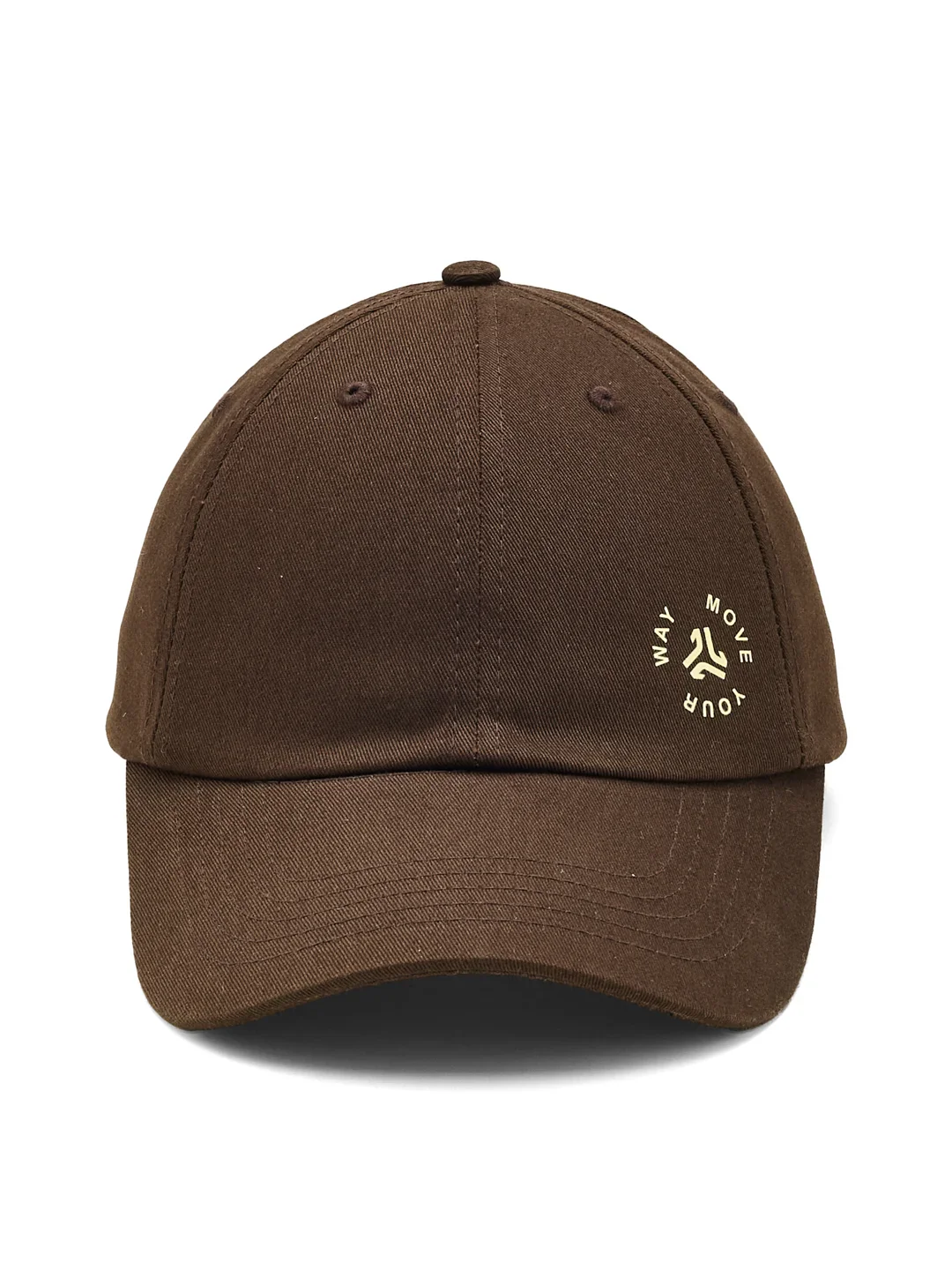 Unstructured Cotton Twill Brown Unisex Cap - Image 7