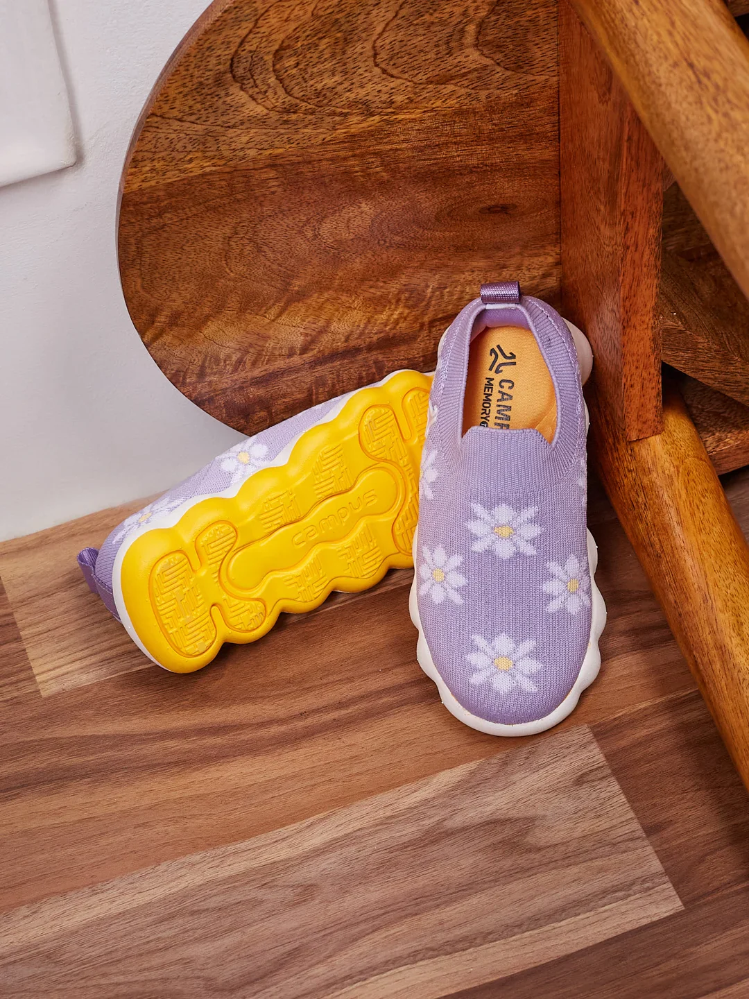 VELTO K Purple Kids Walking Shoes