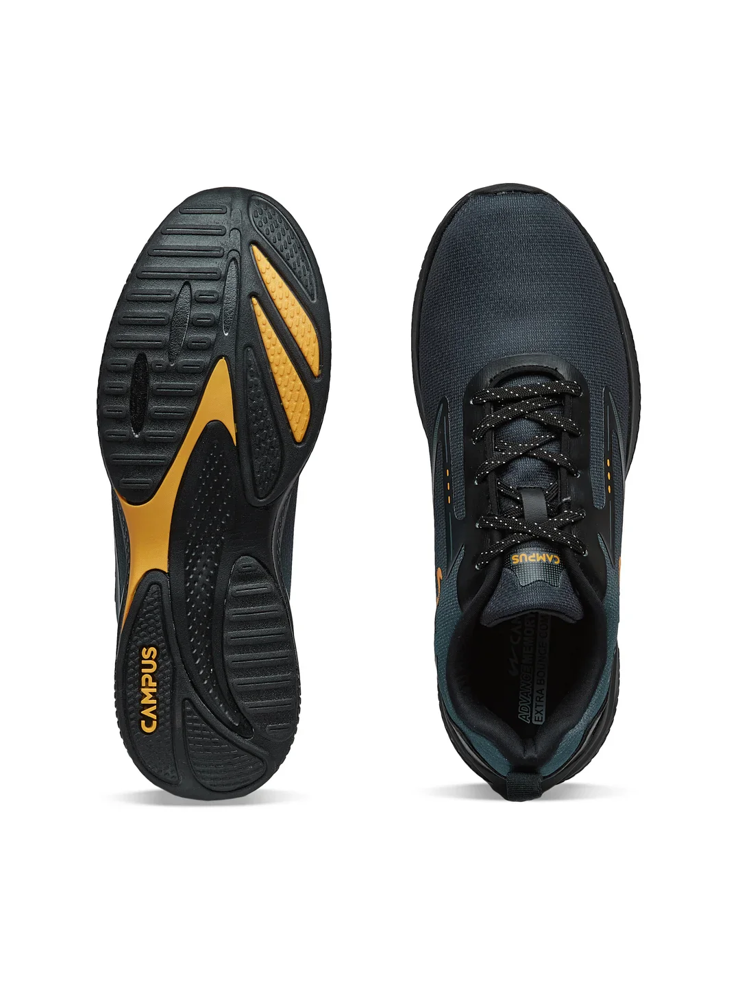 VESPER Black Men's Running Shoes - Image 5