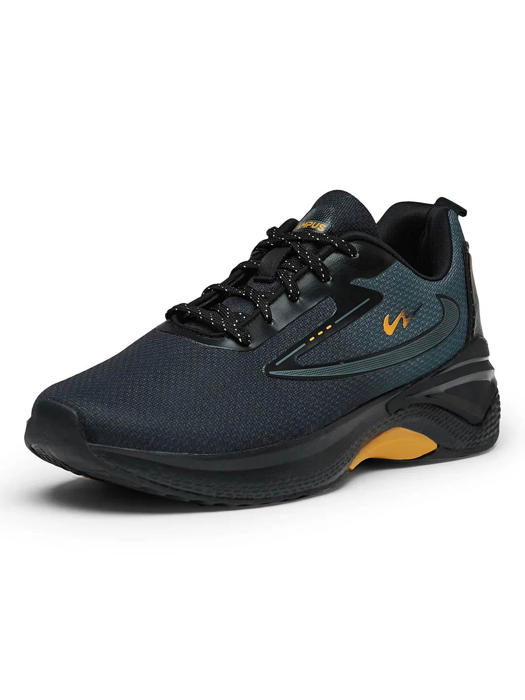VESPER Black Men's Running Shoes - Image 6