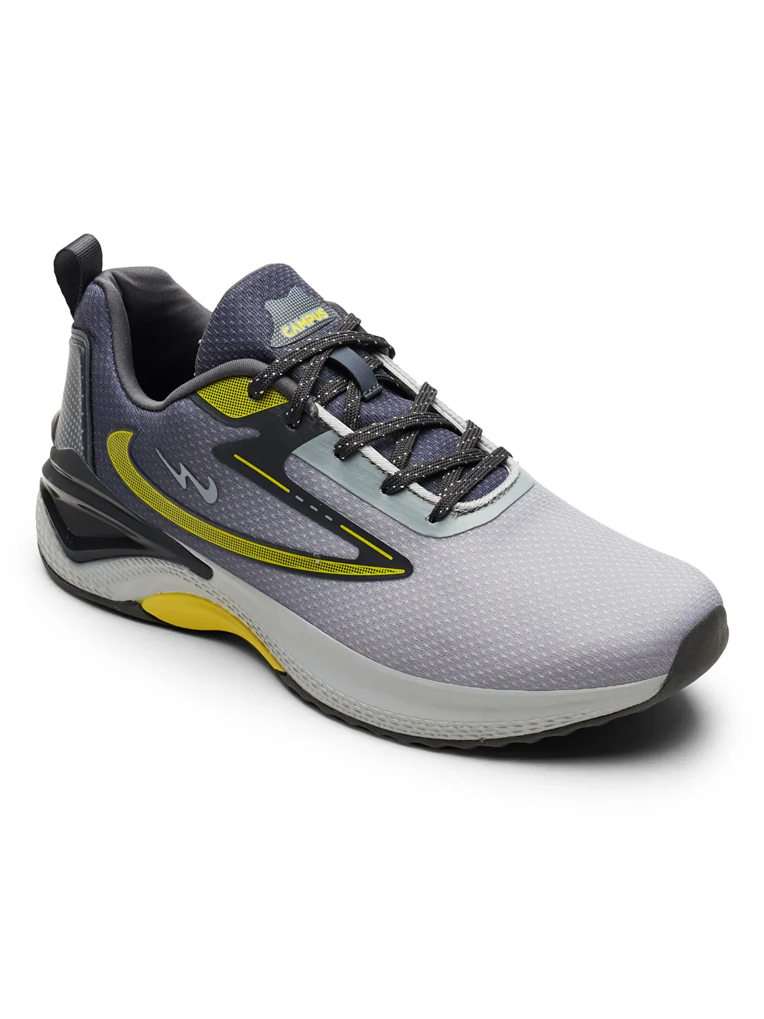 VESPER Grey Men's Running Shoes - Image 3