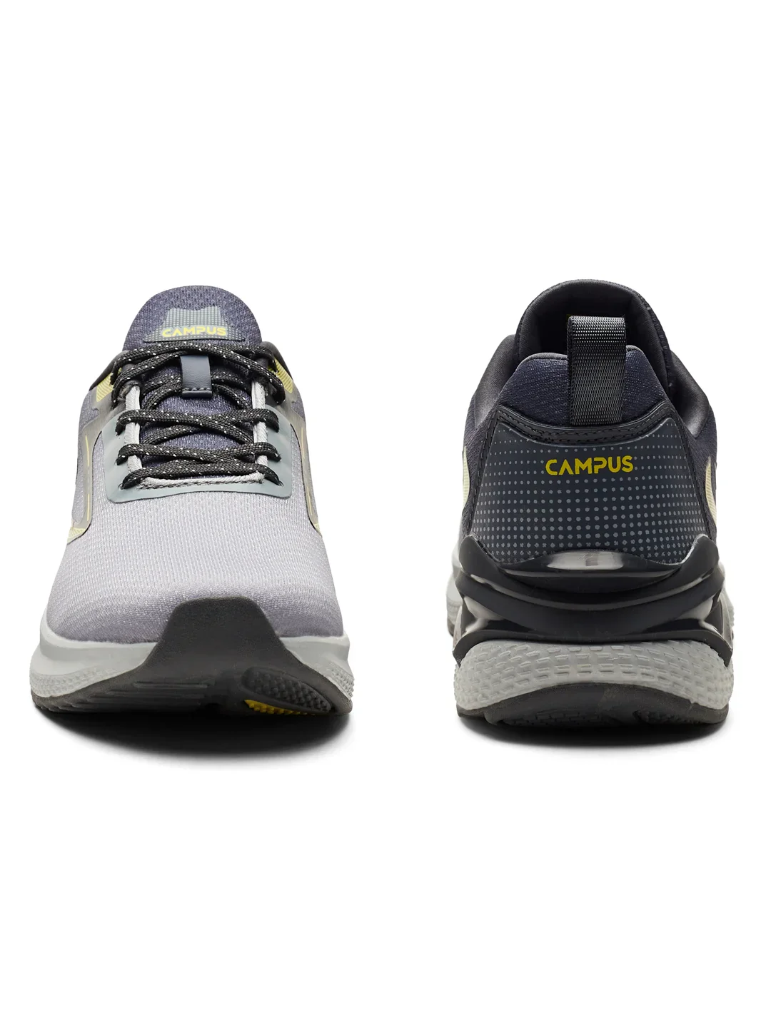 VESPER Grey Men's Running Shoes - Image 4