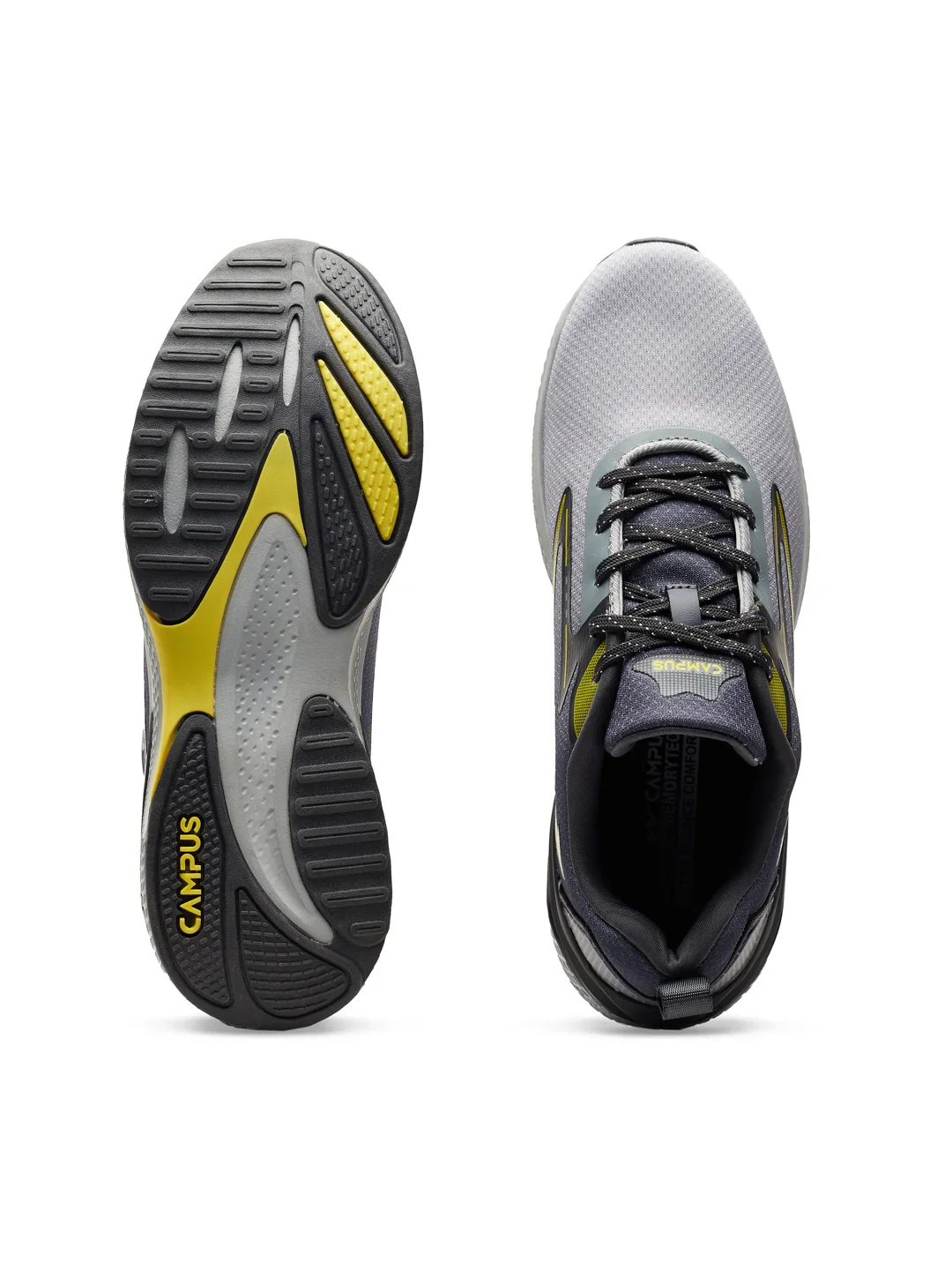VESPER Grey Men's Running Shoes - Image 5