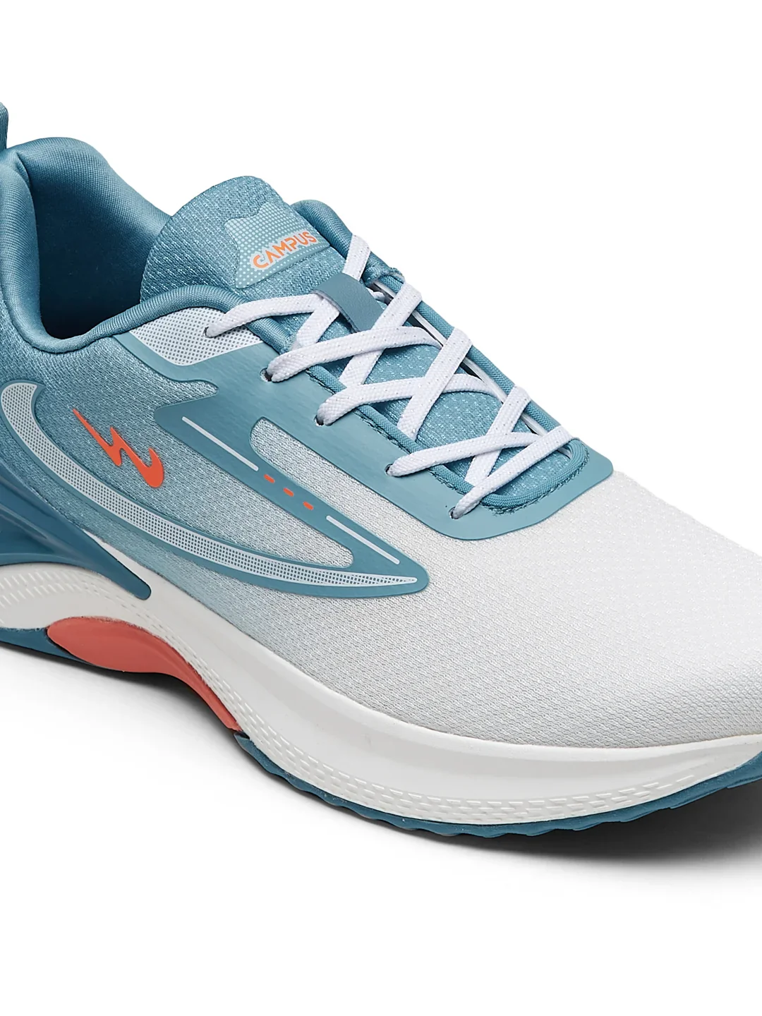 VESPER White Men's Running Shoes - Image 7