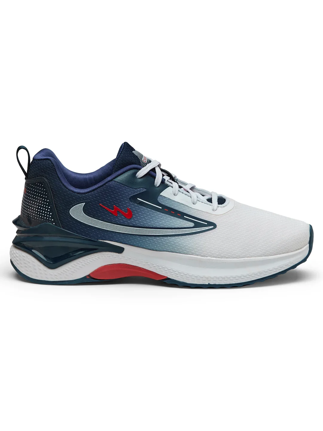 VESPER White Men's Running Shoes - Image 2
