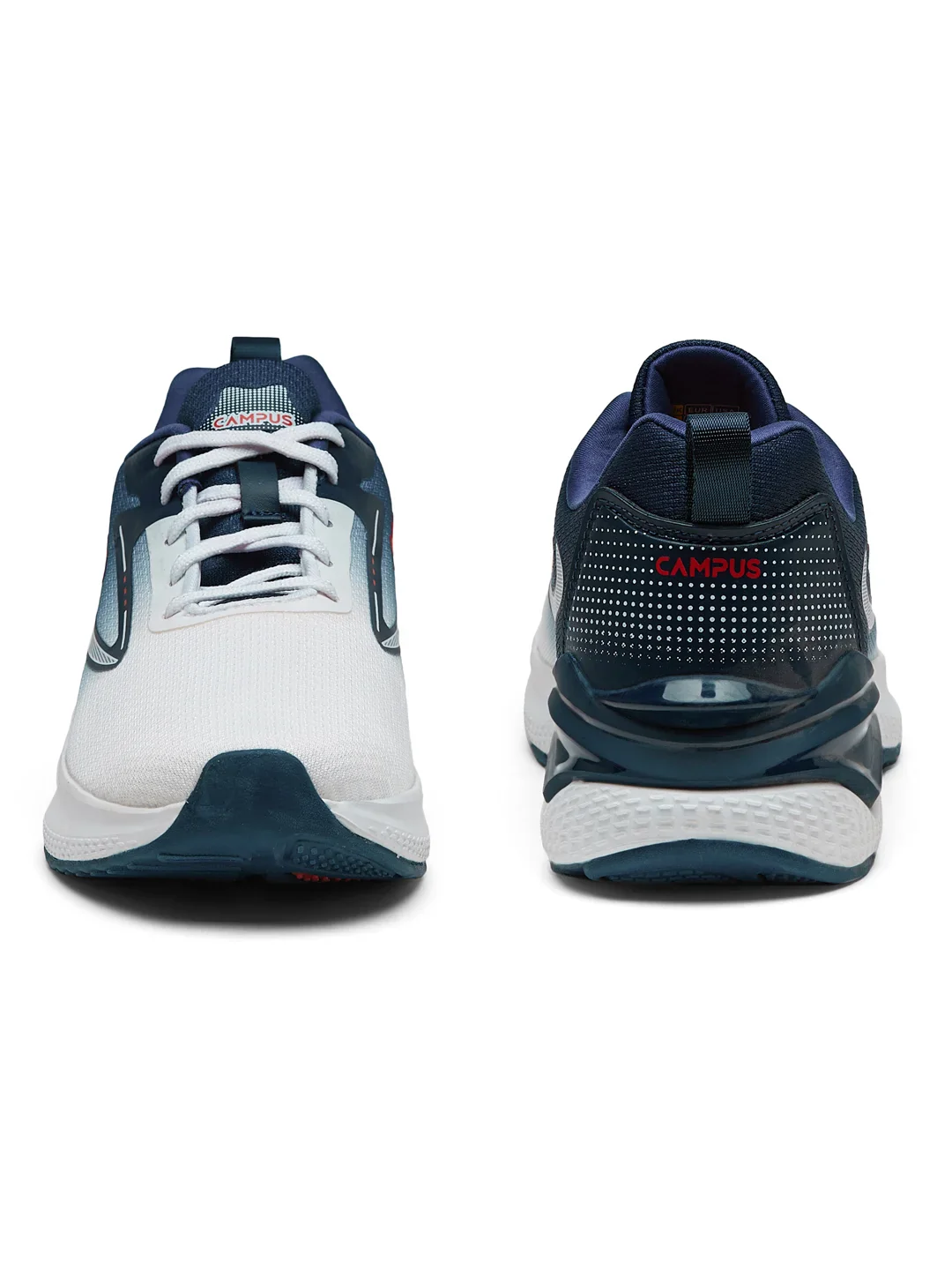 VESPER White Men's Running Shoes - Image 4