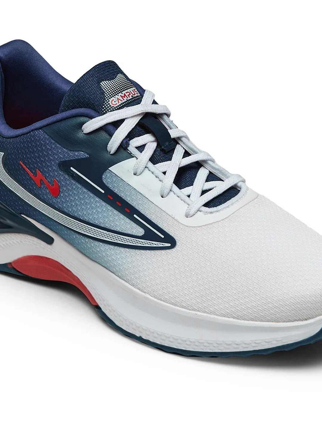 VESPER White Men's Running Shoes - Image 7