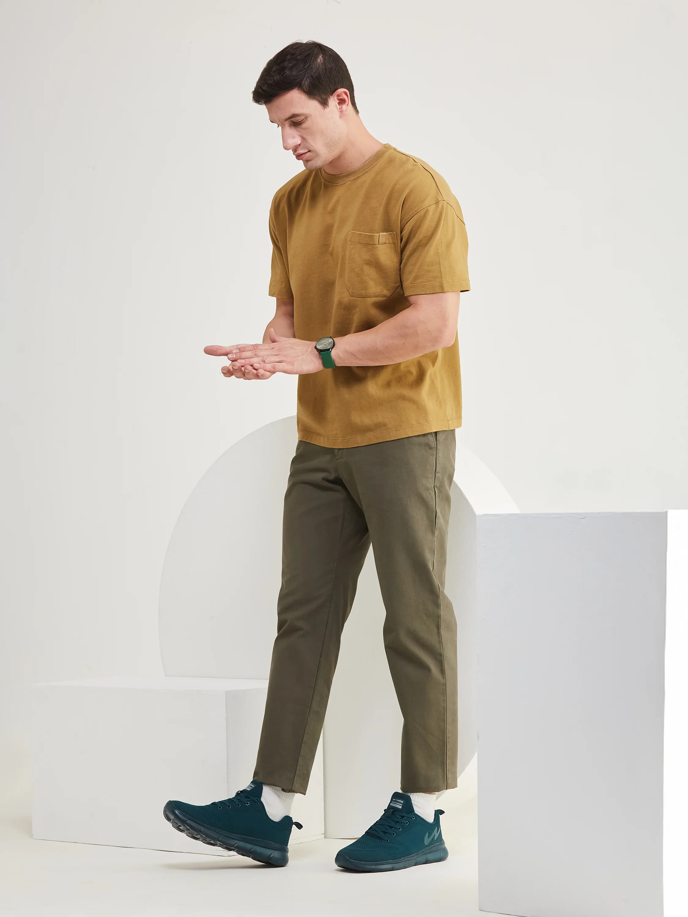 VIBGYOR Green Men's Sneakers - Image 7