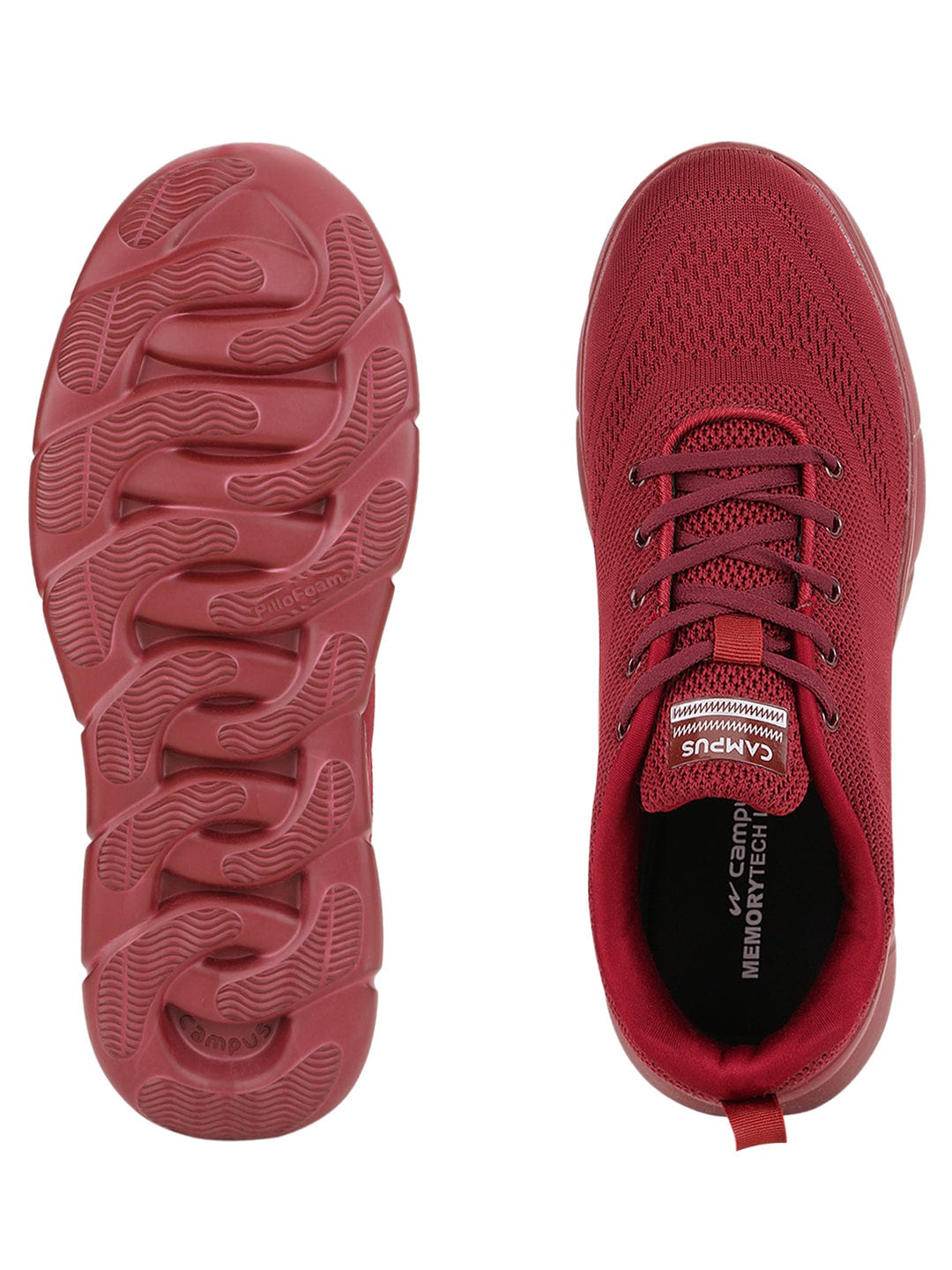 VIBGYOR Burgundy Men's Sneakers - Image 4