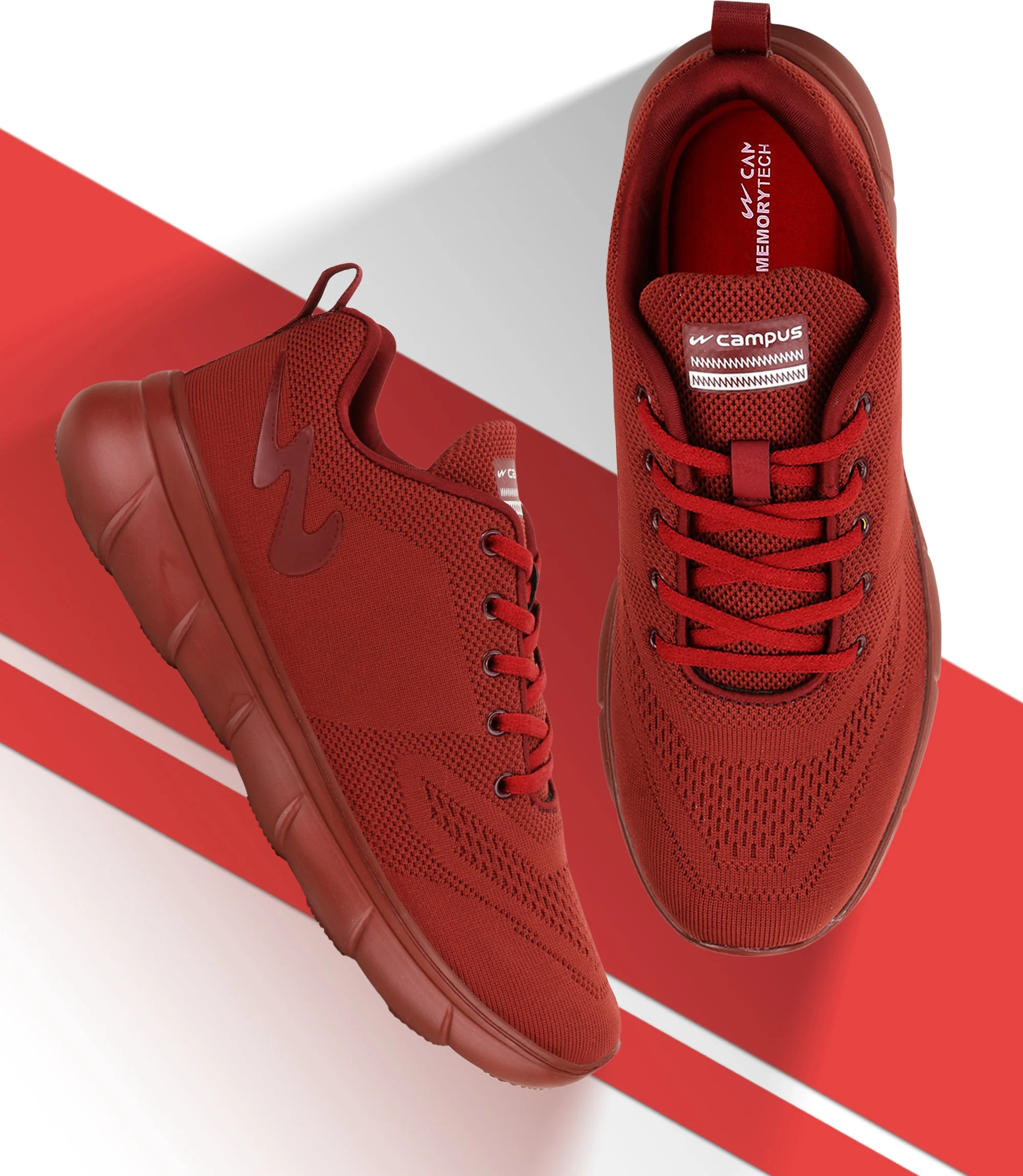 VIBGYOR Red Men's Sneakers - Image 5