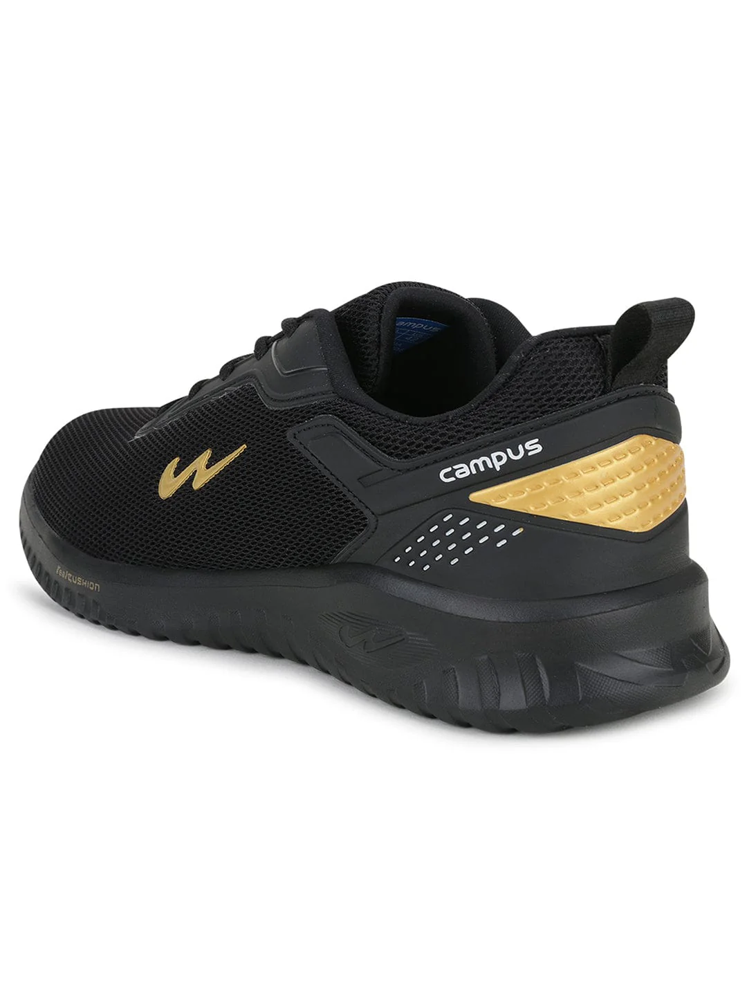 WELLS Black Men's Running Shoes - Image 3