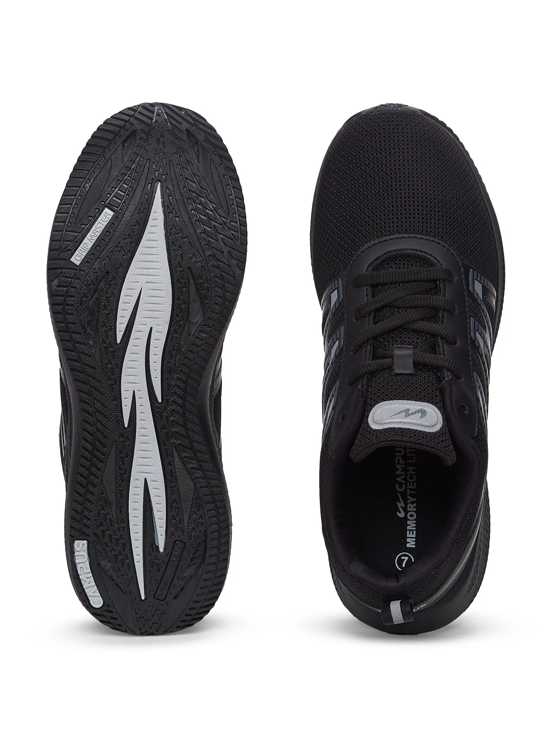 WENDIGO Black Men's Running Shoes - Image 5