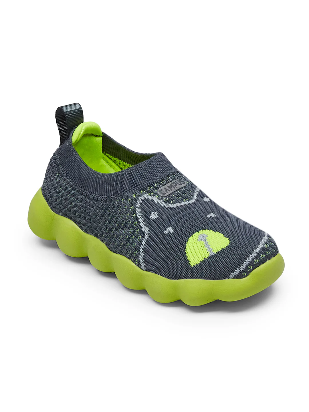 WHRIL Grey Kids Walking Shoes - Image 3