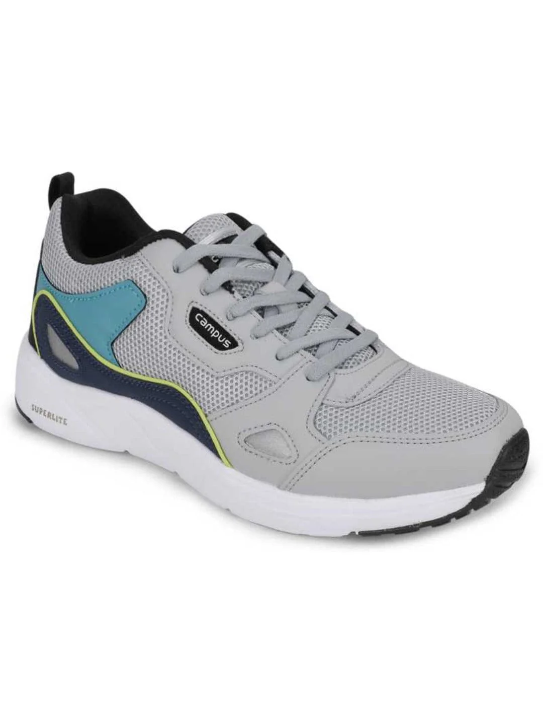 WISDOM Grey Men's Running Shoes - Image 2