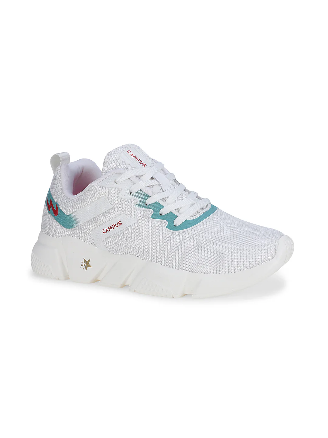 WOODY White Women's Sports Shoes - Image 2