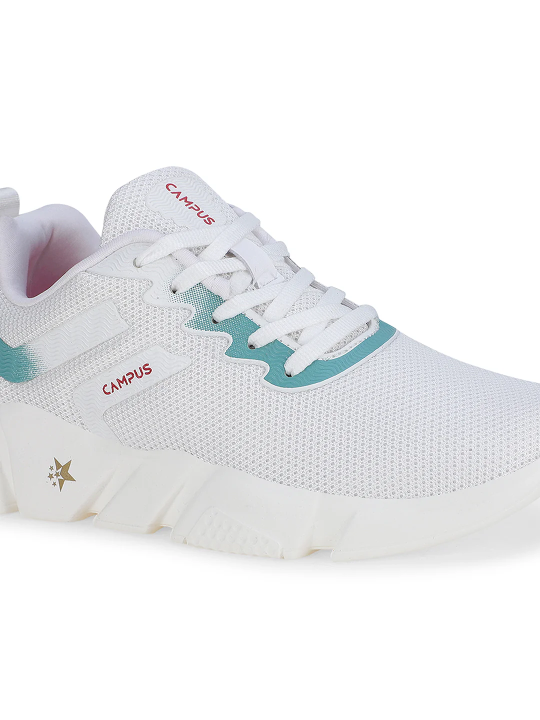 WOODY White Women's Sports Shoes - Image 4