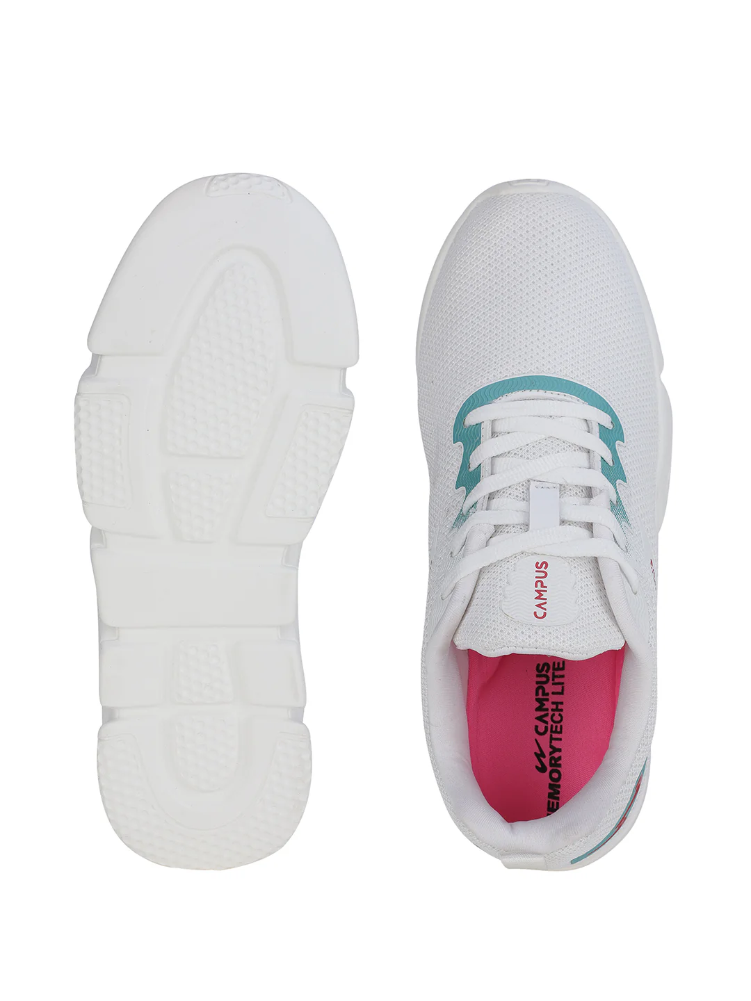 WOODY White Women's Sports Shoes - Image 5