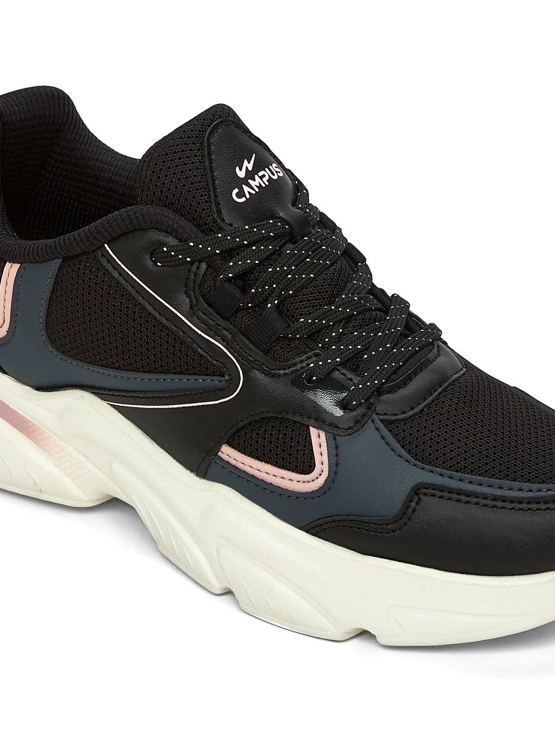YASMIN Black Women's Sneakers - Image 7