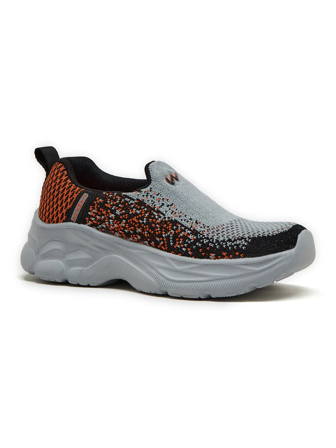 ZIP KIDS Grey Kids Walking Shoes - Image 2