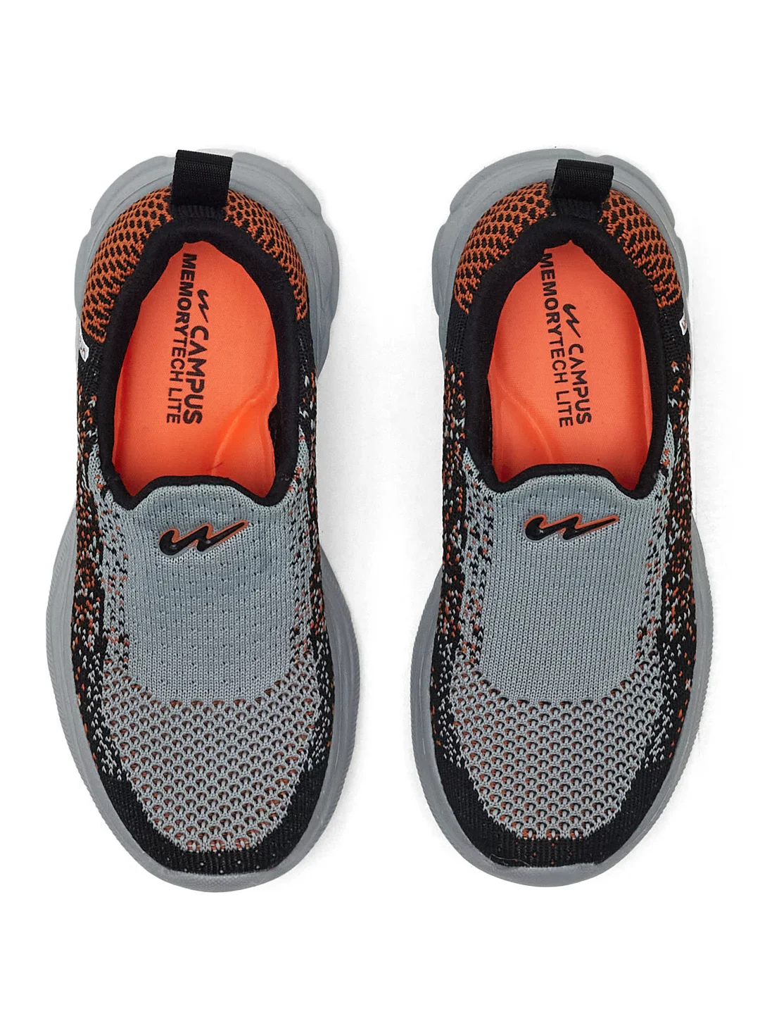 ZIP KIDS Grey Kids Walking Shoes - Image 6