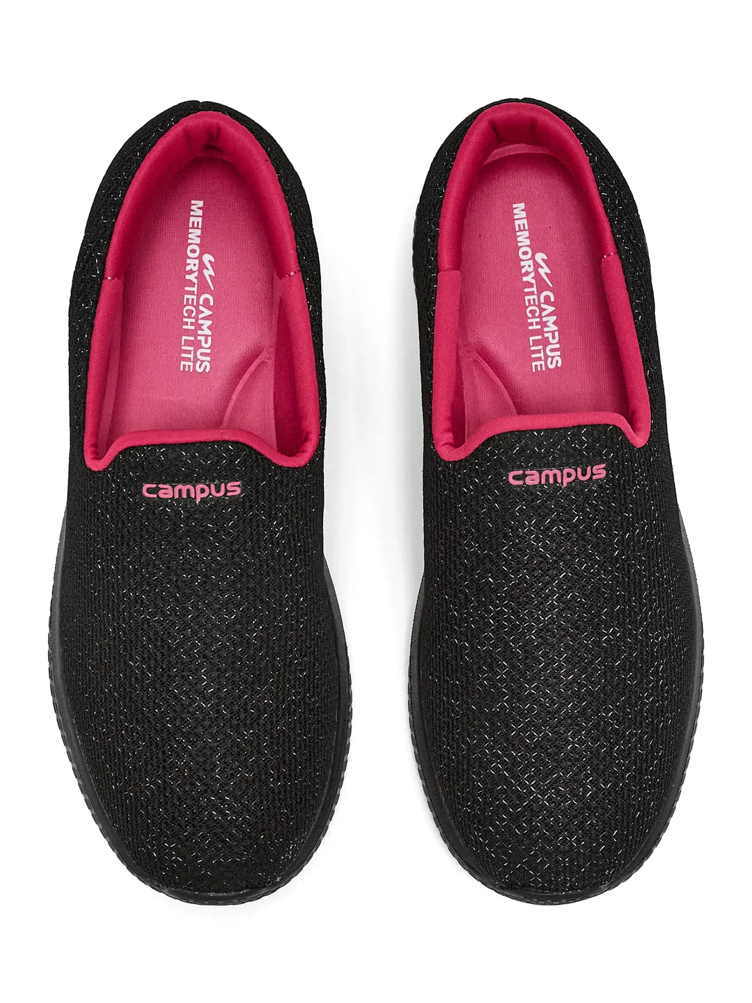 ZOE PLUS Black Women's Walking Shoes - Image 7