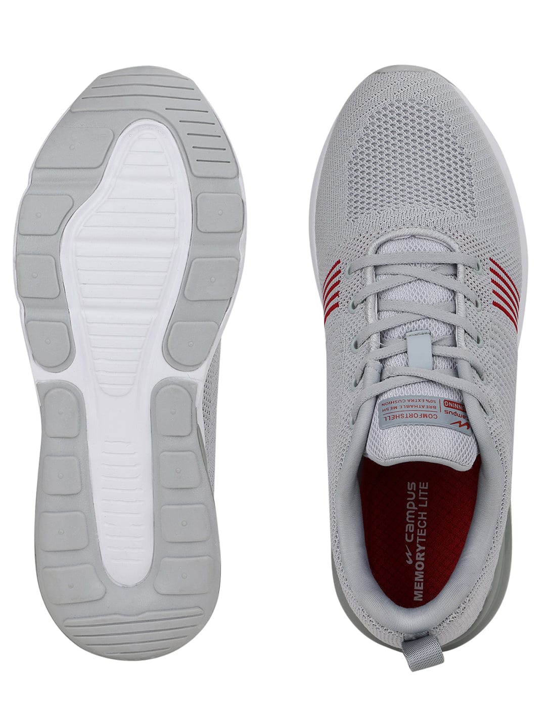 ZURIK PRO Grey Men's Sports Shoes - Image 5